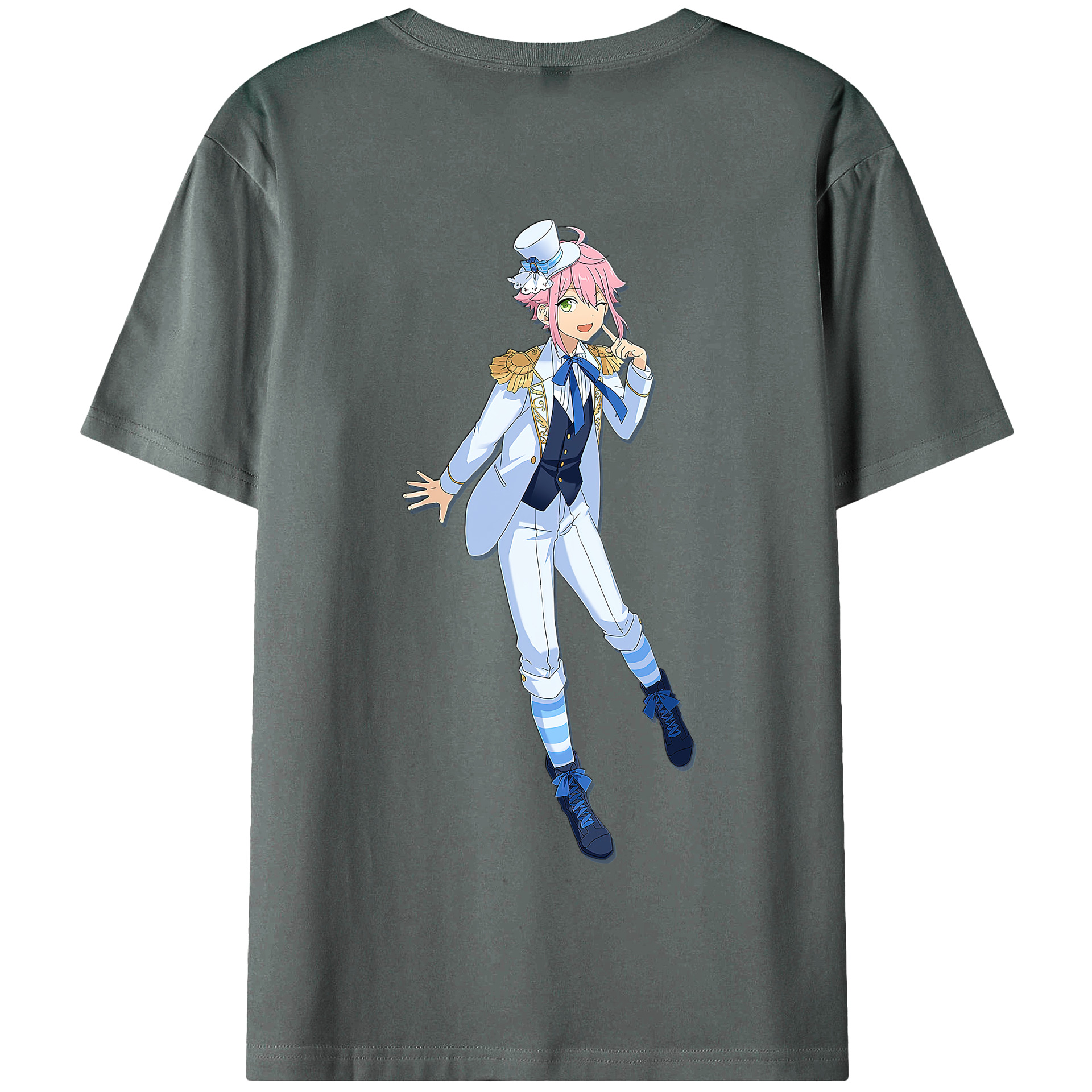 （画像用） あんさんぶるスターズ! Ensemble Stars 綿100％半袖Tシャツ（背面プリント）